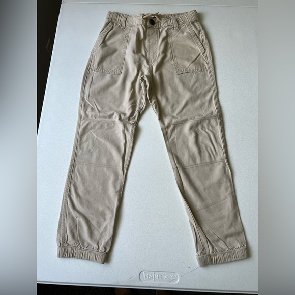Abercrombie boys' beige jogger pants, size 9-10 - Picture 1 of 7